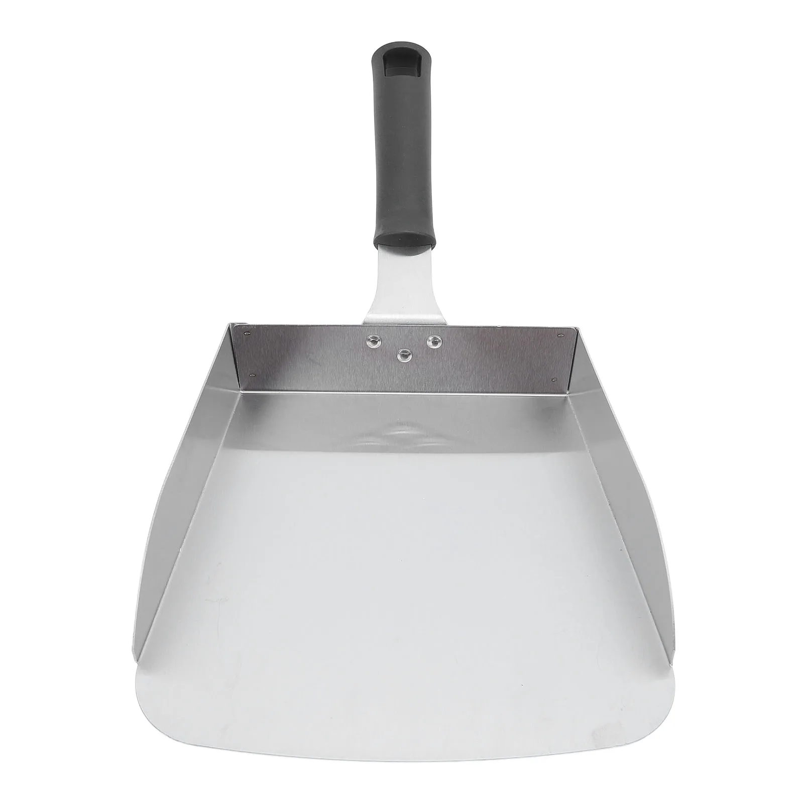 Large Griddle Scoop Stainless Steel Grilling Food Mover Food Shovel Burger Spatula for Stir Fry Cook Griddle Scoop Burger Shovel
