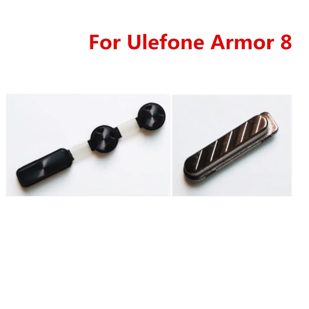 Ulefone Armor 8 휴대폰용 팝 뉴 오리지널 볼륨 업/다운 버튼+전원 키 버튼 컨트롤 사이드 커스텀 키 버튼