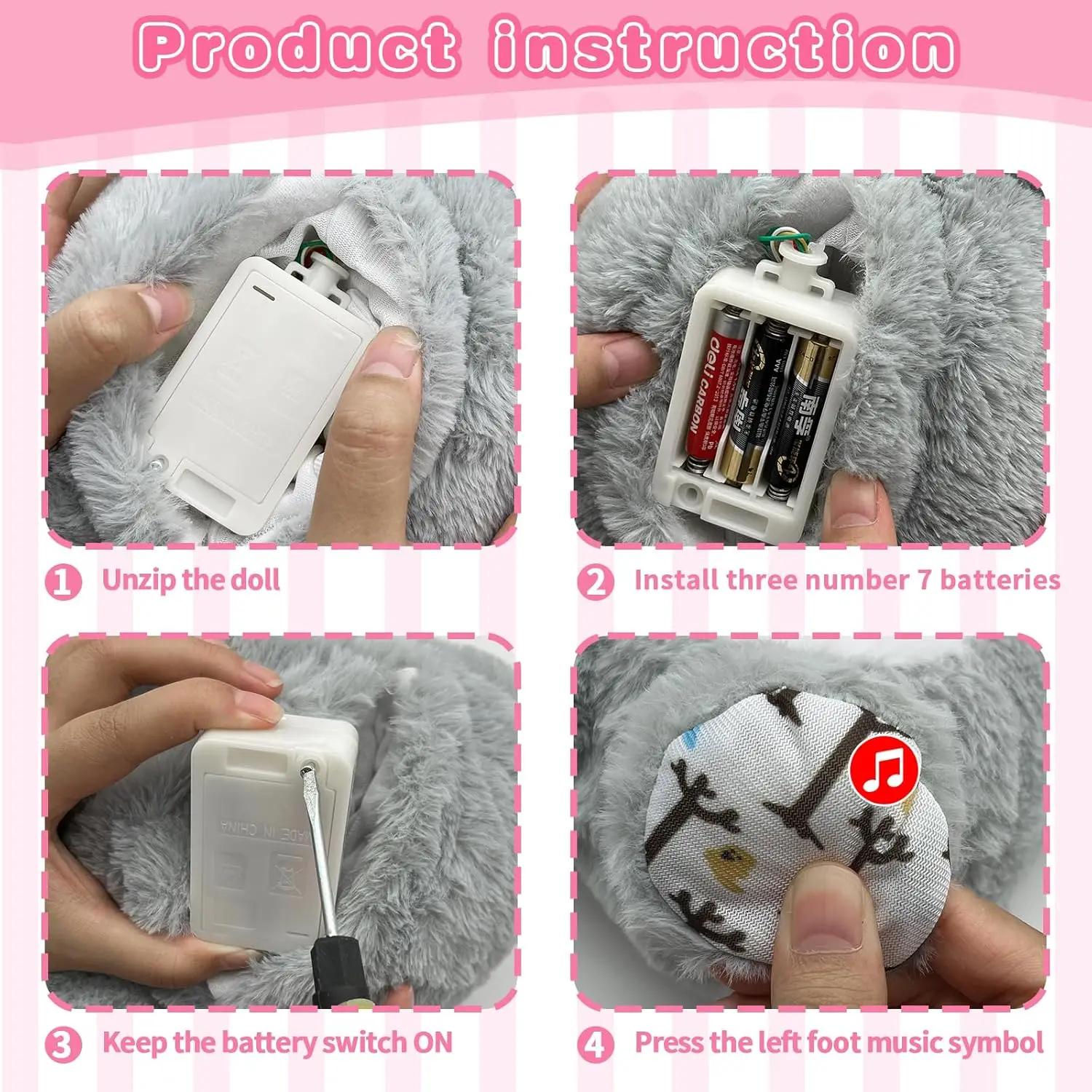 Breathing Koala with Light Sound Baby Sleeping Companion Soothe Koala Musical Stuffed Plush Toy Newborn Sensory Comfortable