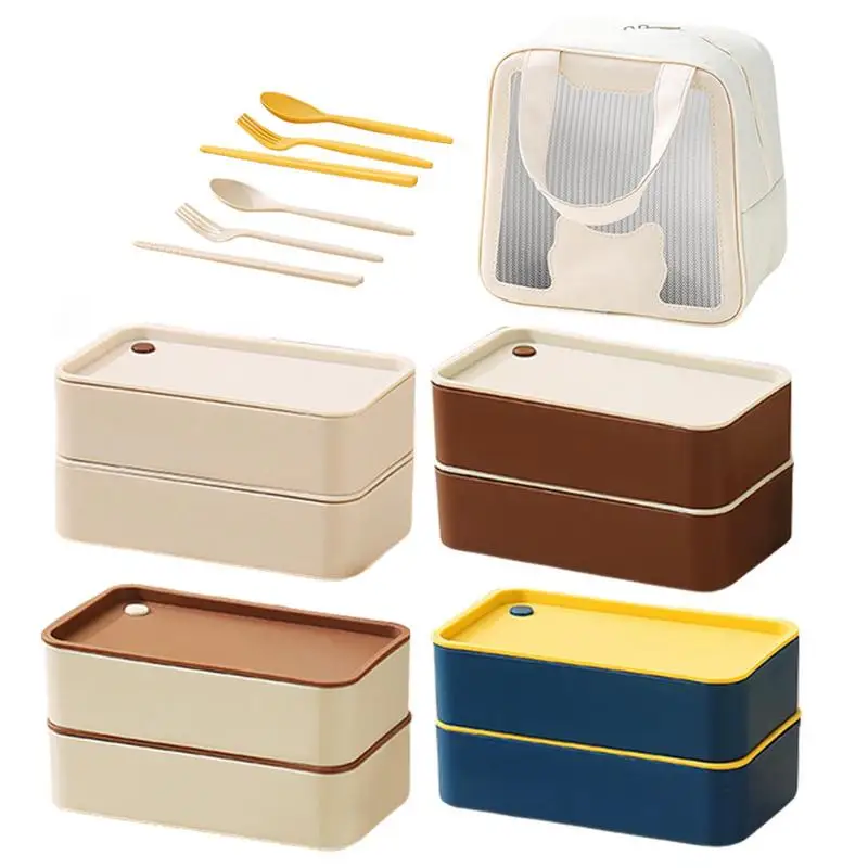 

Compartment Lunch Box Portable Fruit Food Organizers Leak Proof Meal Storage Container Microwave Safe Lunch Bento Boxes