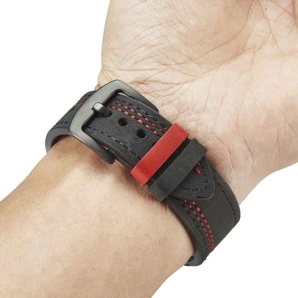 Premium Leather Band for Smartwatches - Elegant Accessory Bracelet