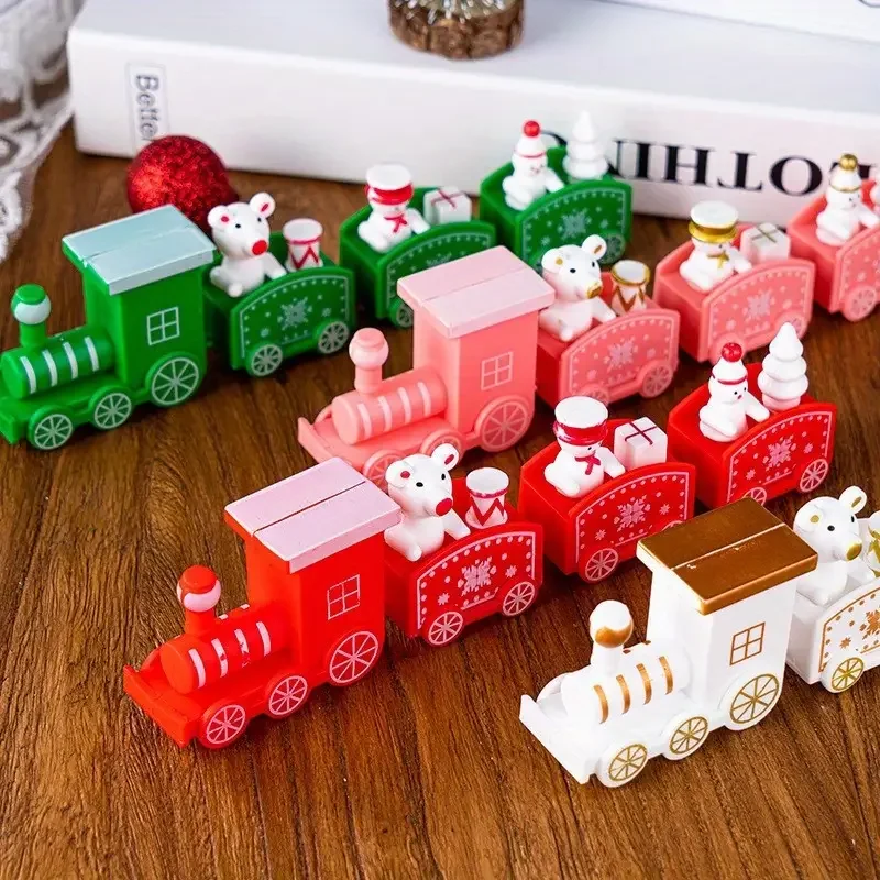 Mini Christmas Train Ornament Festive Holiday Decoration