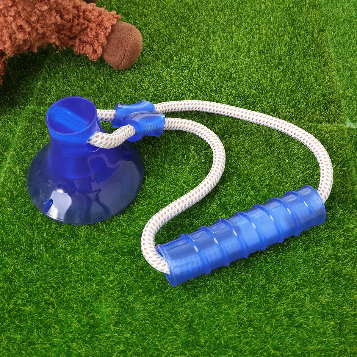 

Multifunction Pet Molar Plaything Suction Cup Bite Toy Educational Toys for Pet Dog Puppy (Blue)