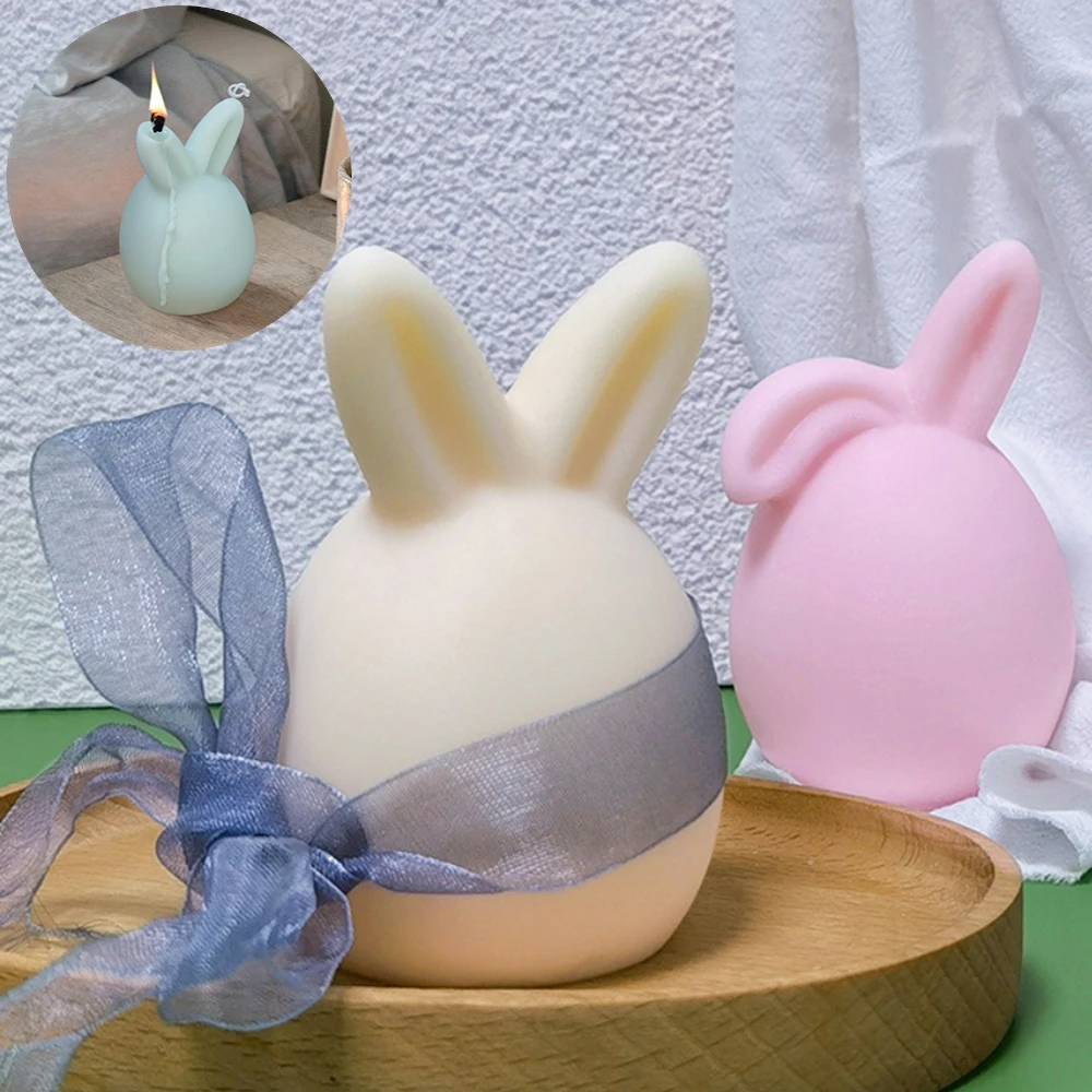 Tanio Bunny świeca silikonowa formy Faceless głowa królika tynk Bunny sklep
