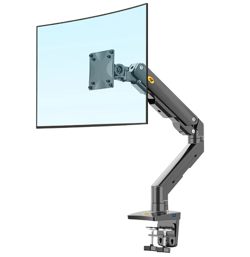 Braço de Mola Mecânico 2745 Tela Curva Arco Suporte do Monitor Desktop Montagem Ultra Larga do Monitor com Porta Usb 516kg nb G50 - Imagem 3