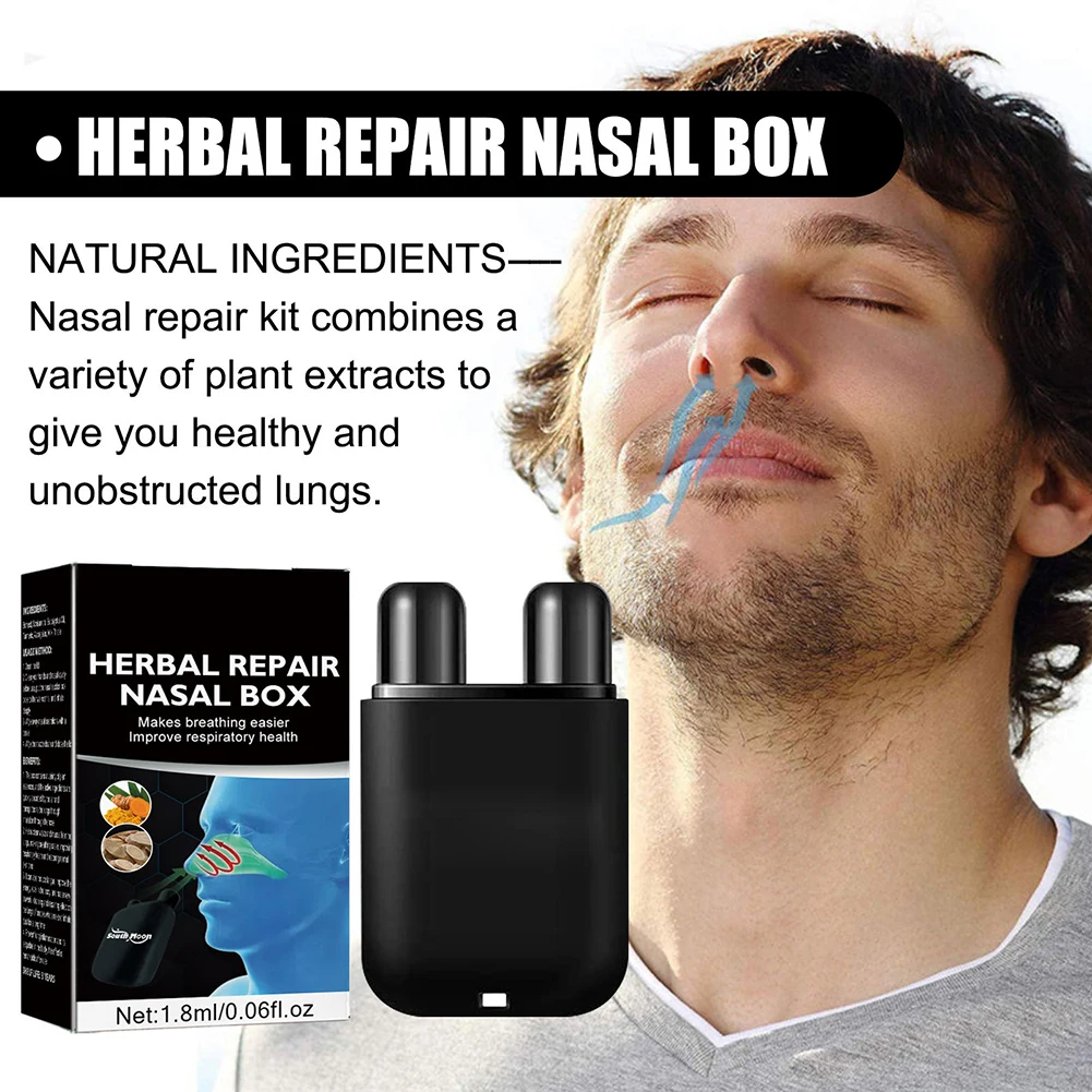 Herbal Repair Nasal Suction Box Relieve Nasal Discomfort Through Nose Nasal Cleansing Body Care Личная Oхрана