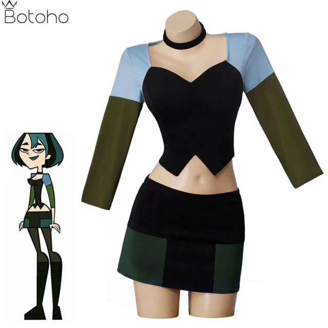 Anime Total Drama Island Gwen Cosplay Costume Halloween Uniform Women Sexy  Dress Carnival Party Outfits - AliExpress