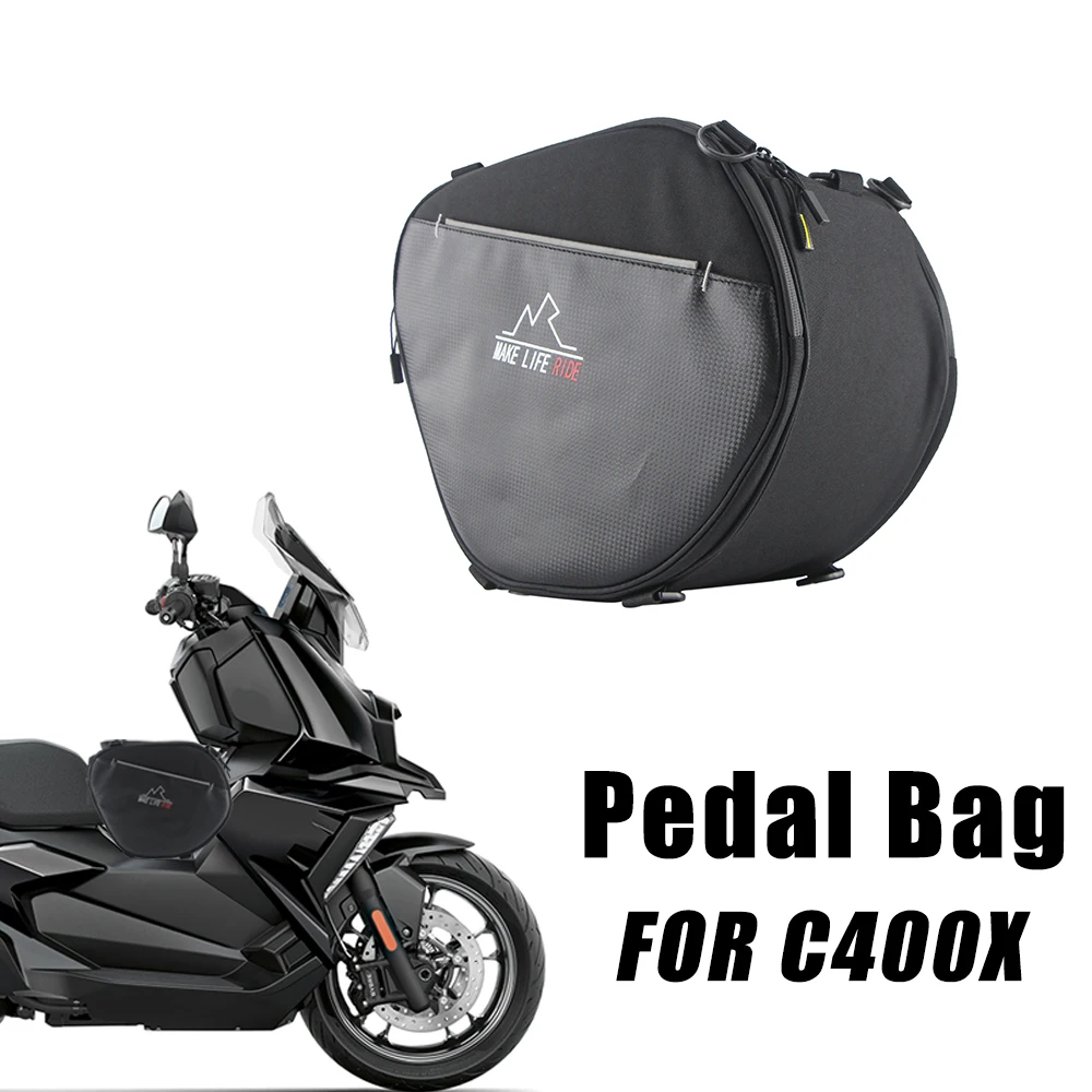 Motorcycle Scooter Pedal Bag Front Toolbag For BMW C400X C 400 X C400 X 2019 2020 2021 Luggage Organizer Saddlebag Tool Bag Case for bmw c400x c400gt c400 x gt 2019 2021 motorcycle accessories parking kickstand foot side stand extension pad support plate