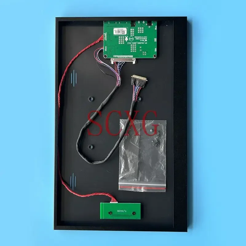 

Fit N140BGE LVDS 40 Pin Portable Refit Display 2 Mini-HDMI 1366*768 DIY Kit Controller Driver Board+Metal Case Micro USB 14"