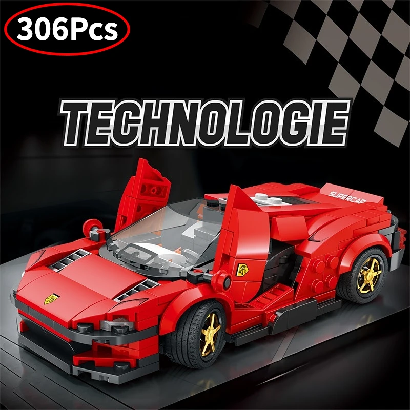 Compatible con Lego coches de carreras de alta tecnología bloques de  construcción carrera famosa coche deportivo de velocidad clásico regalos  para niños - AliExpress