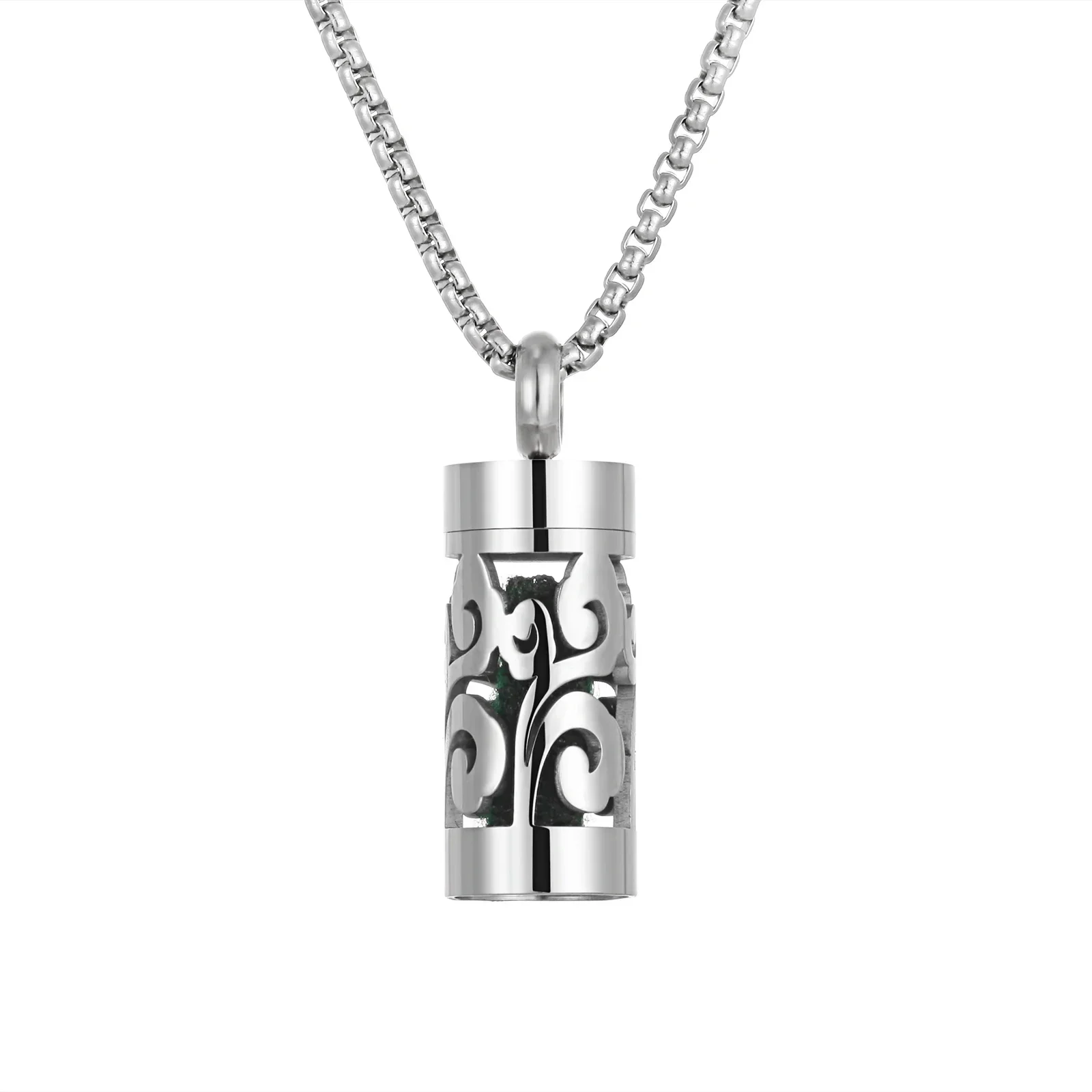 Stainless Steel Aromatherapy Diffuser Pendant Necklace
