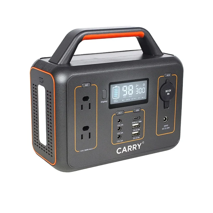 

Wholesale High Quality 300W Emergency Energy Llithium Ion Portable Battery With Universal Socket For Home Energy Storage