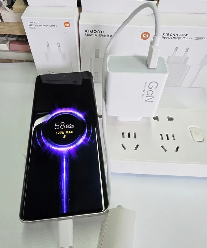 Cargador 120W XIAOMI 17T 17 14 Pro Redmi Charger Fast Charging Adapter Turbo...
