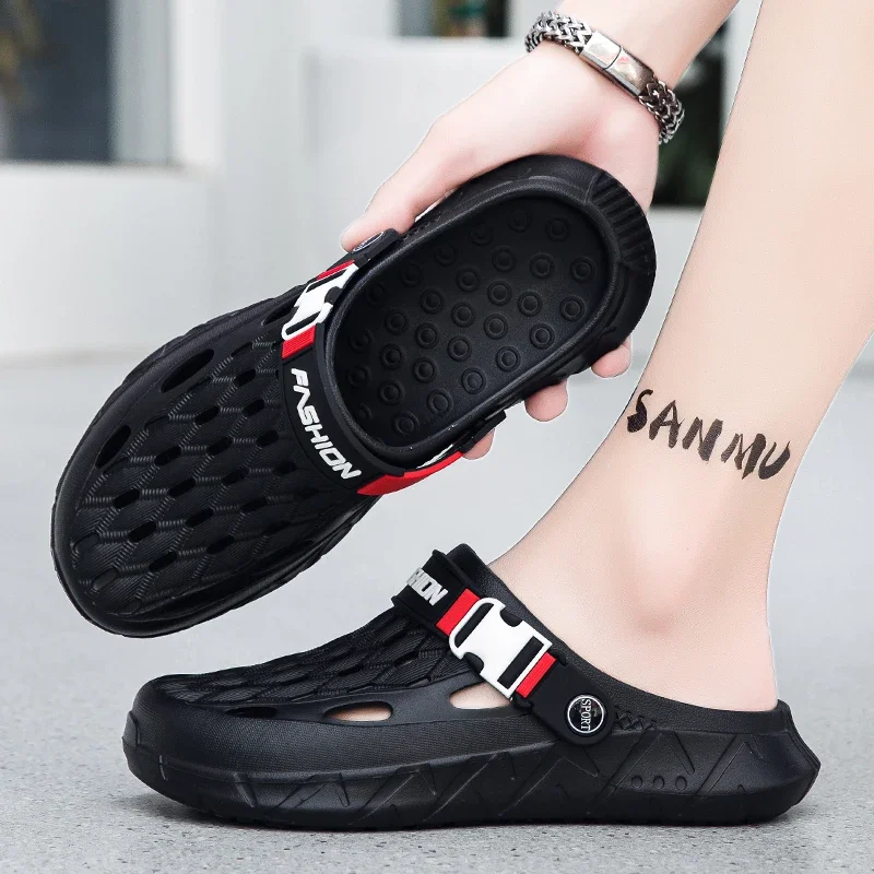 Summer men's sandals, anti-slip thick-soled, indoor and outdoor anti-slip beach slippers, large-sized sandals, shoes for men
