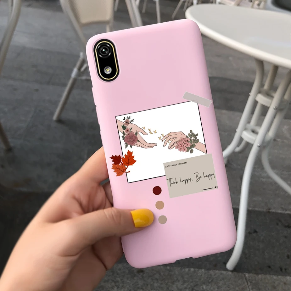 Stylish Painted Silicone Soft TPU Phone Case - Protective Back Cover Bumper