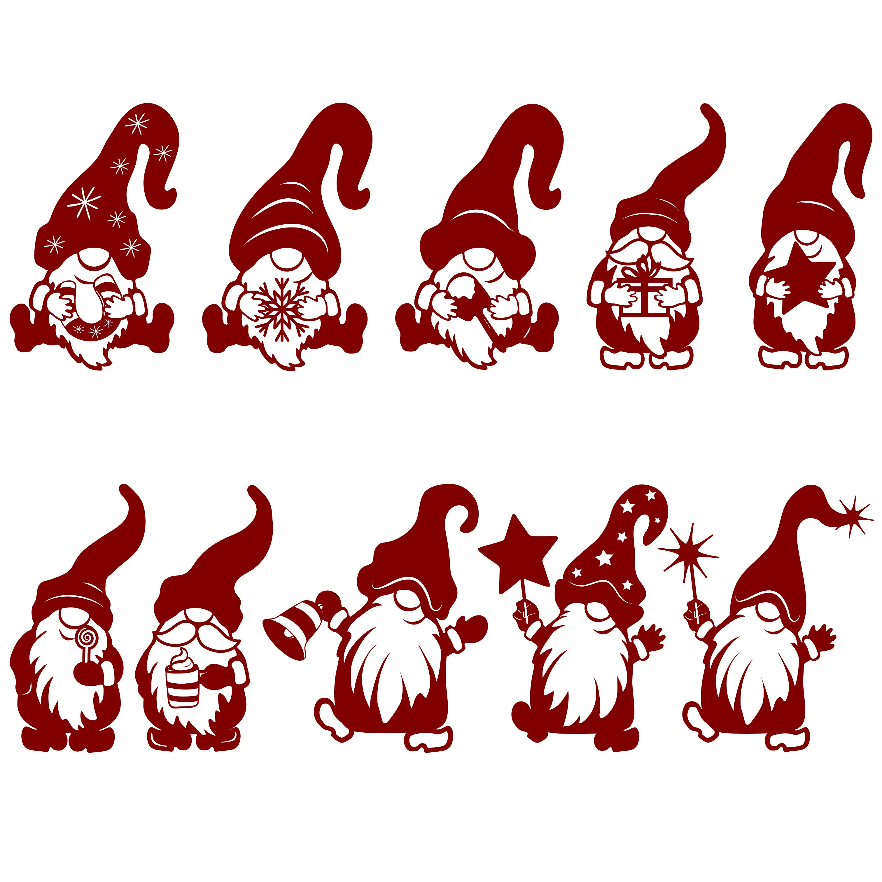 Matrices De Découpe De Noël Pour Gaufrage - Pochoir En Métal