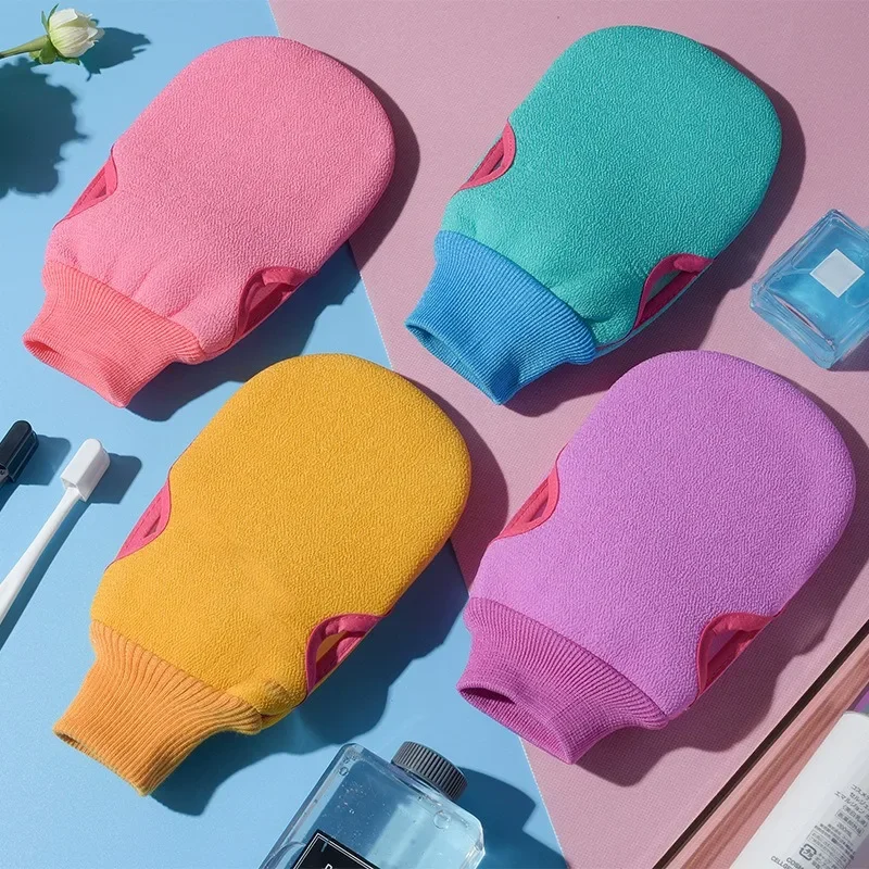 

Women's Bath Towel Solid Color Bath Towel Adult Bath Towel Factory Wholesale Back Rub Mud Bath Gloves