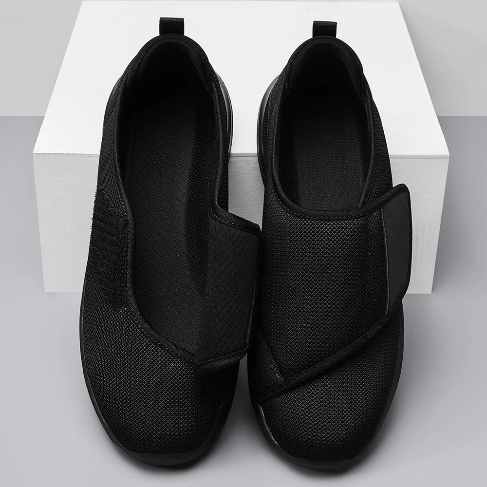 Unisex Fashion New Orthopedics Wide Feet Swollen Shoes Couple Thumb Eversion Adjusting Soft Comfortable Diabetic Walking Shoes