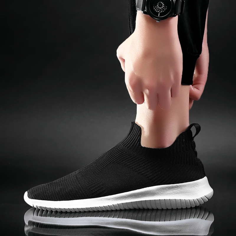 Summer Fashion Men Sneakers Breathable Men Fashion Shoes Slip On Sneakers For Men Cheap Men Loafers Shoes Without Laces 6