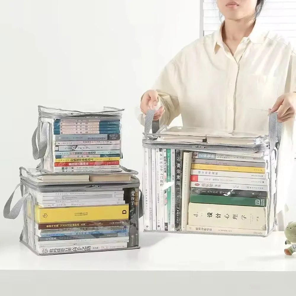 접이식 학생 기숙사 교실 책 보관함. 투명한 가정용 책 정리 및 보관함.