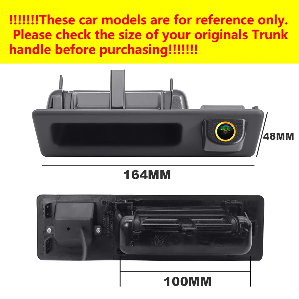 AHD 1080P CCD 차량 후면보기 카메라 트렁크 핸들 카메라 BMW X1 X3 X4 X5 F30 F31 F34 F07 F10 F11 F25 F26 E84 자동차 역방향