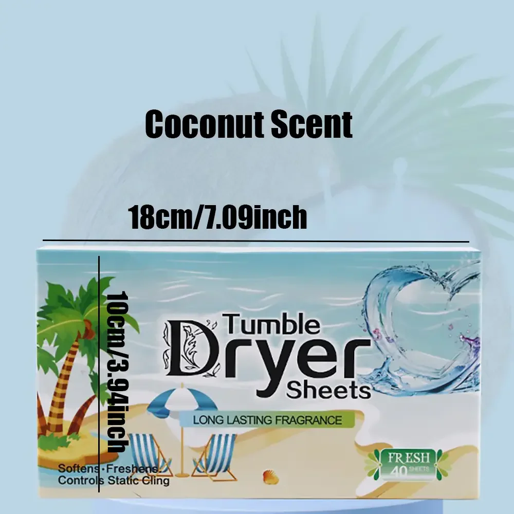 (40pcs)Dryer Clothes Smoothing Tablets Laundry Partner Odor Removal Aroma Tablets Aroma Clothesfragr laundry tablets
