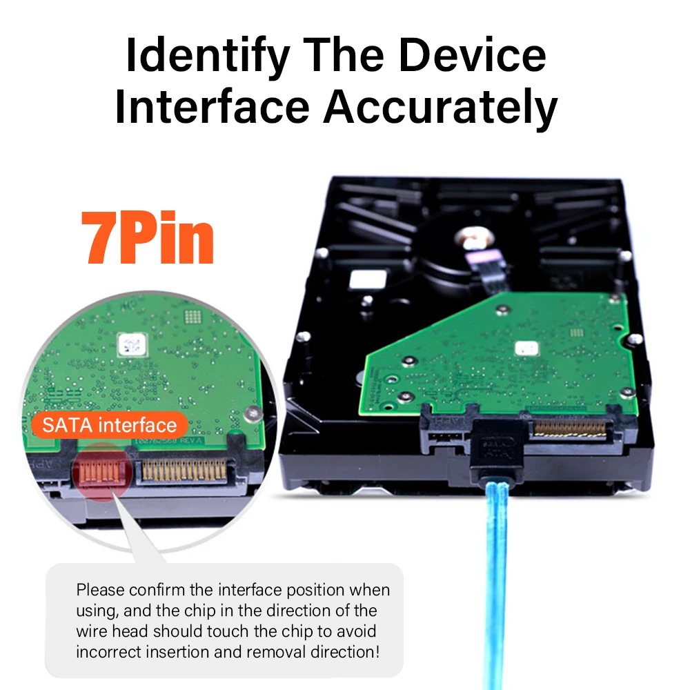 ? SATA 3.0 6Gbps 직선/엘보우 케이블 (서버, NAS, PC, SSD, 하드 드라이브, HDD, 백플레인, SAS 데이터 와이어) 4/6개 세트 7핀 시리얼 ATA