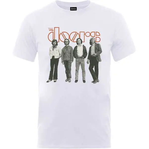 

The Doors Band Mens White T-Shirt (Medium)