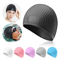 Non-Slip Swimming Cap Silicone Swim Caps Waterproof High Elastic Swimming Hat Comfortable Bathing Caps for Long Short Hair 2