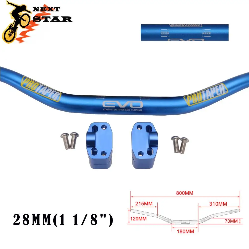  KTM ߸ ȥ Ű ī KLX CRF ڵ  Ŭ е, MX  Ʈ ũ, 1 1/8 ġ  , 28mm, 800mm ڵ 