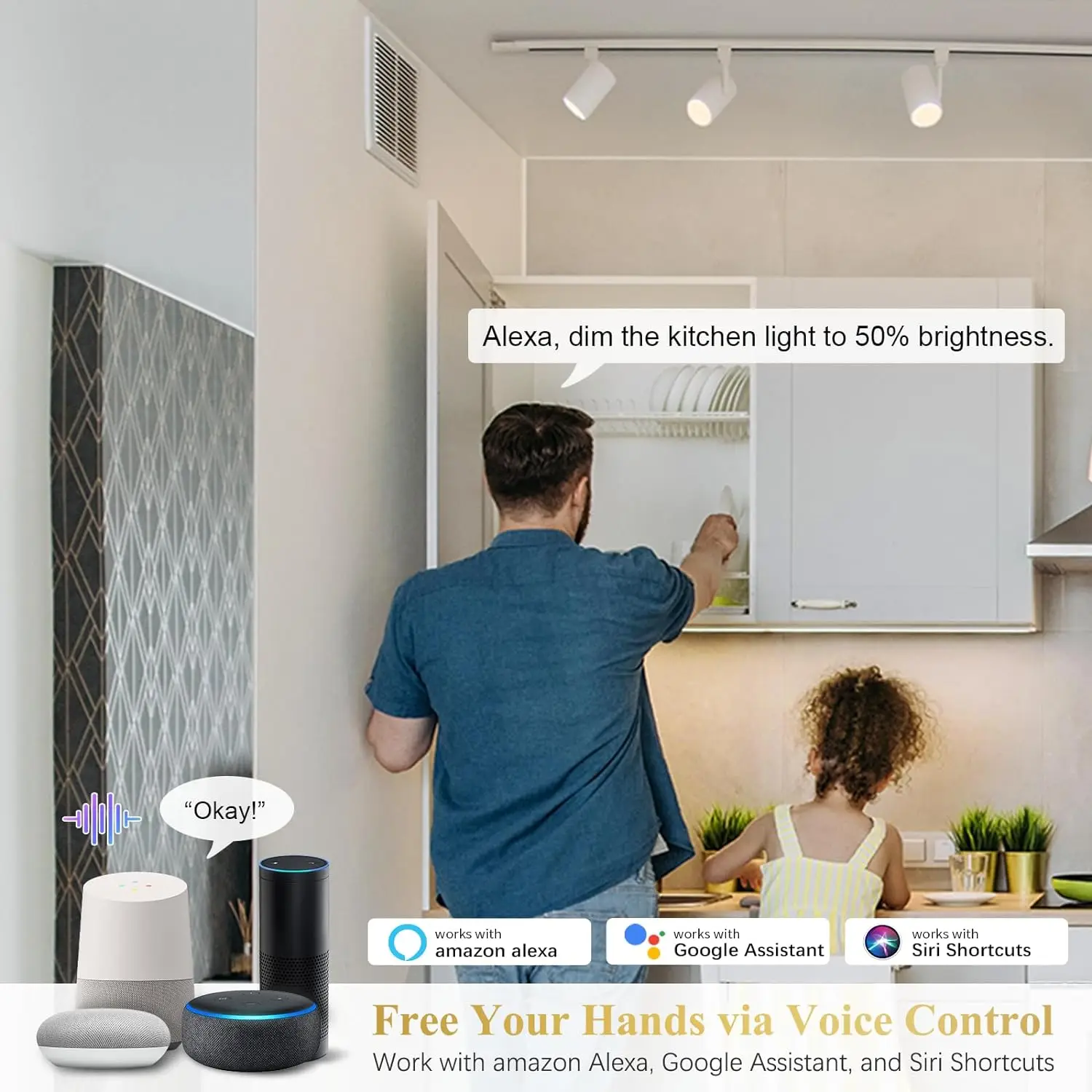 Smart LED Light Bulb LED Spotlight GU10 WiFi ZigBee Dimmable RGB W + C 5W EWelink APP Control Works With Alexa Google Alice