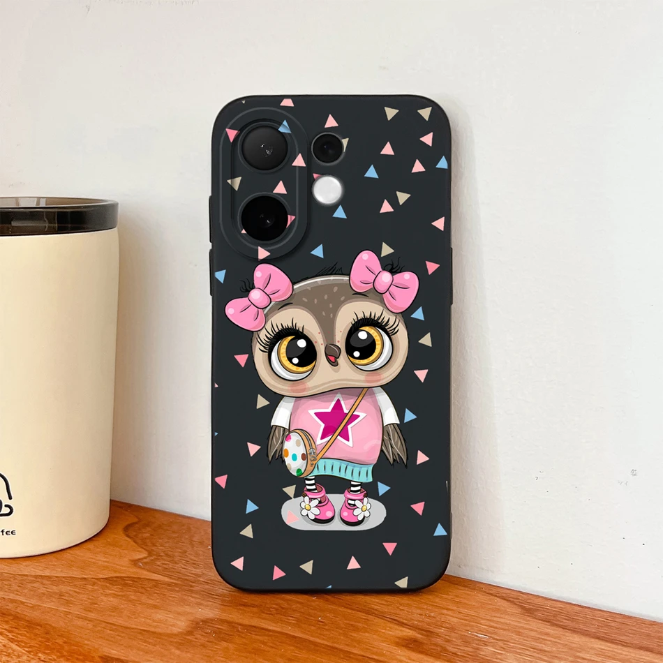 Fashion Heart Butterfly Phone Back Cover - Full Protection Soft Liquid Silicone Bumper