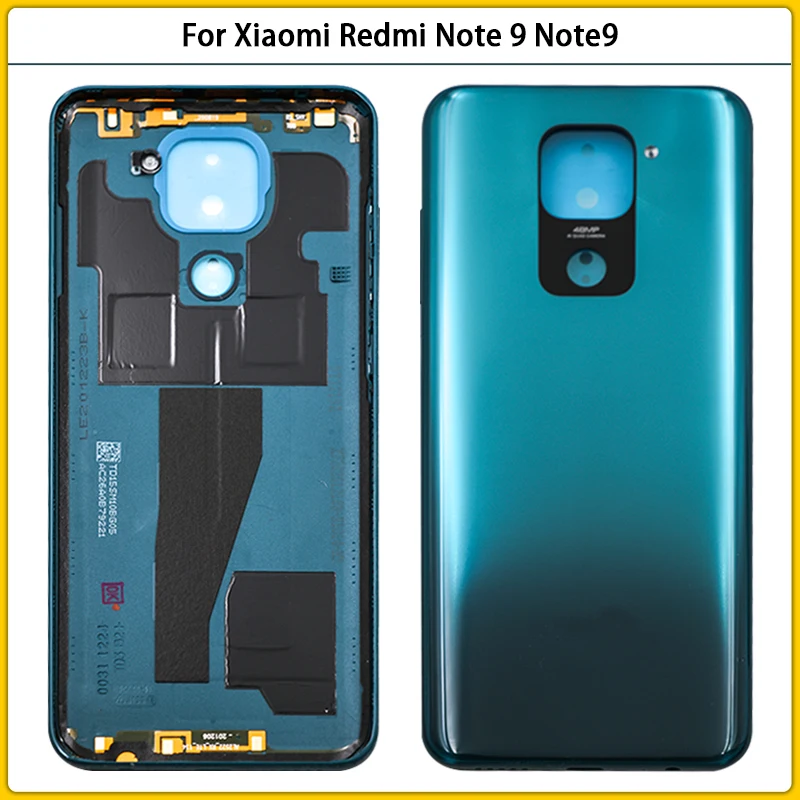 

10PCS For Xiaomi Redmi Note 9 Battery Cover Rear Door For Redmi Note 9 Note9 Battery Housing Case Cover Replace