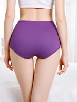 3 pièces/lot sous-vêtements pour femmes grande taille culotte en coton taille haute slips Lingerie Sexy femme Pantys M-5XL sous-vêtement sans couture filles 5