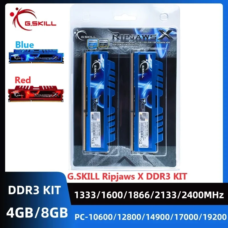 G Skill Ripjaws X Series 16gb 2 X 8gb G-SKILL-Ripjaws-X-DDR3-8GB-2x4GB-16GB-2x8GB-Kit-RAM-1333MHz-1600MHz