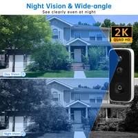 JOOAN 2K Intelligent WiFi Doorbell With Camera Smart Home WiFi Video Doorbell Outdoor Battery Powered Security Video Intercom - Image 4