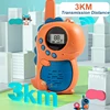 Walkie Talkie 2PCS Electronic Toys Children's Gadgets Radio Phone 3km Range Professional Toki For Kids Birthday Gifts Boys Girls 3