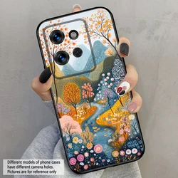Abstract Landscape Silicone Soft Phone Case - Motorola Edge (2023) (BMM - BMM2505141)
