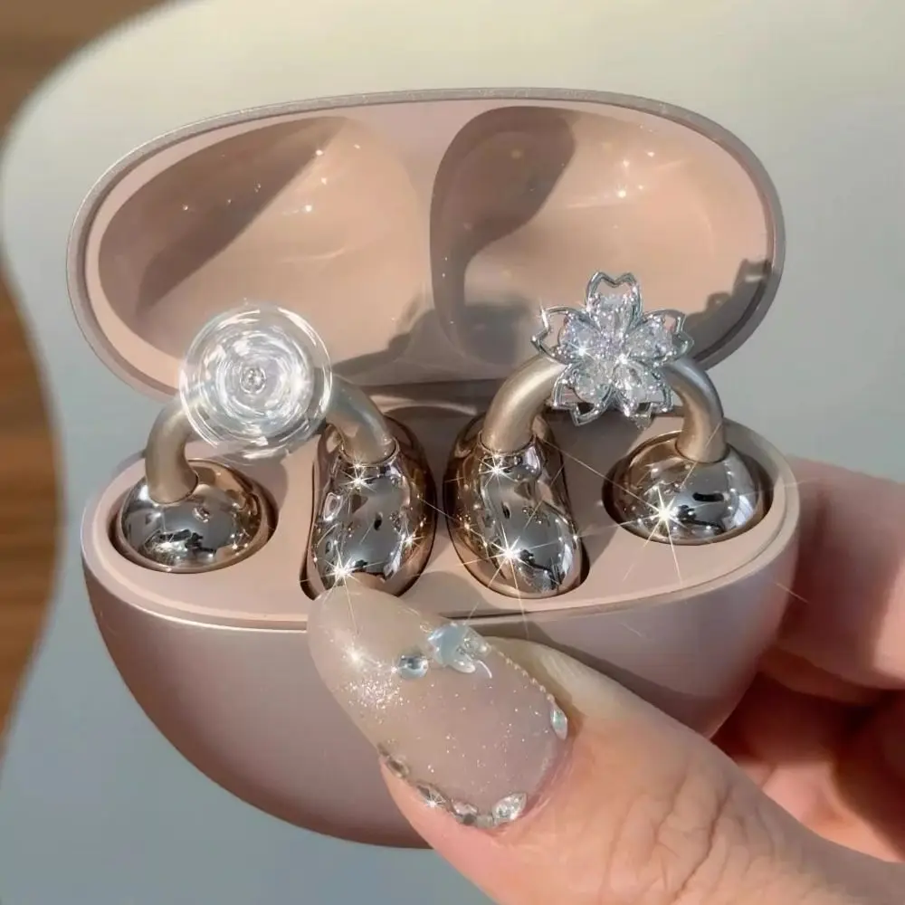 Alloy Rhinestone Earbud Accessories for Men and Women