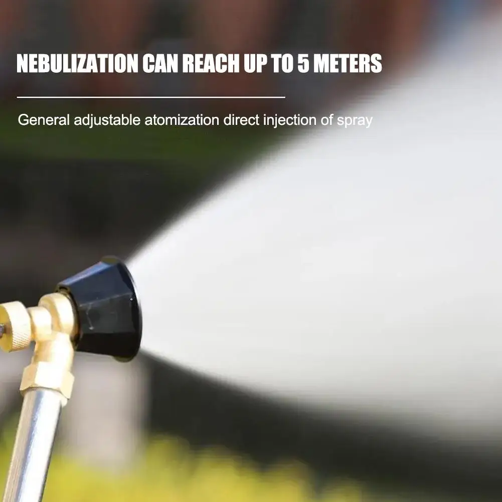 

Agricultural All-copper Black Cyclone Air Vortex High-pressure Adjustable Head Nozzle Adjustable Nozzle Atomization Windpro G1S3