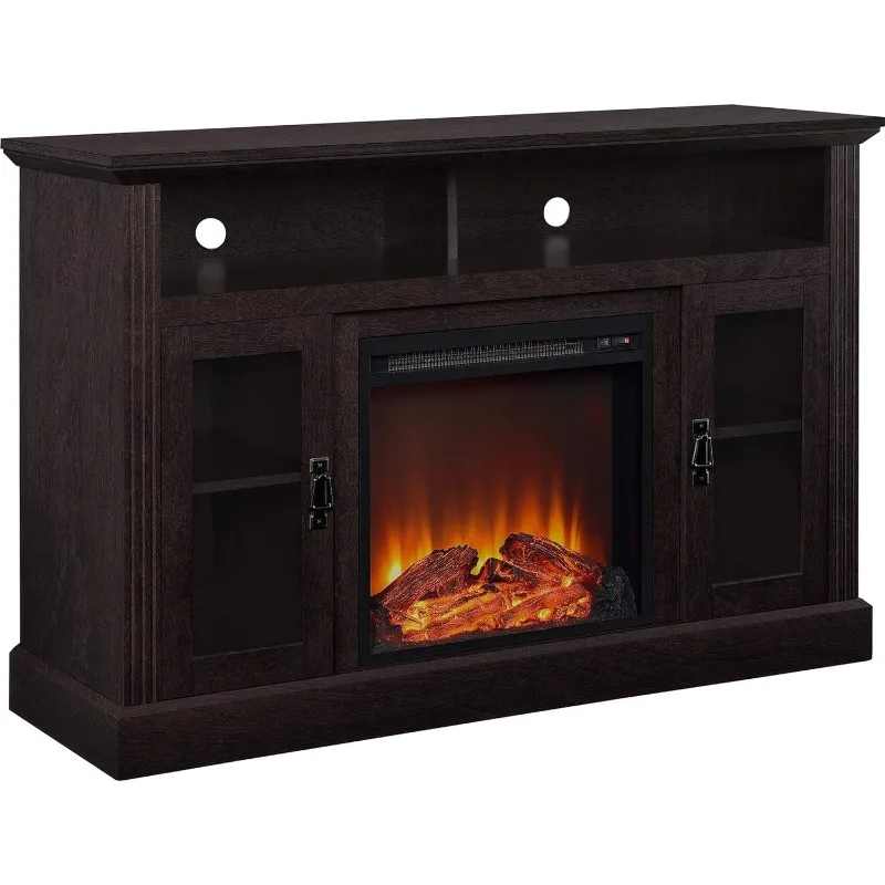 

Ameriwood Home Chicago Electric Fireplace TV Console for TVs up to a 50", Espresso