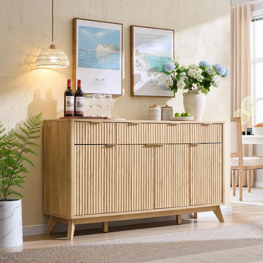 Large Buffet Sideboard Cabinet with Storages, 60 3