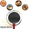 Electric Crepe Maker Pizza Pancake Non-Stick Griddle Baking Pan 220V 4