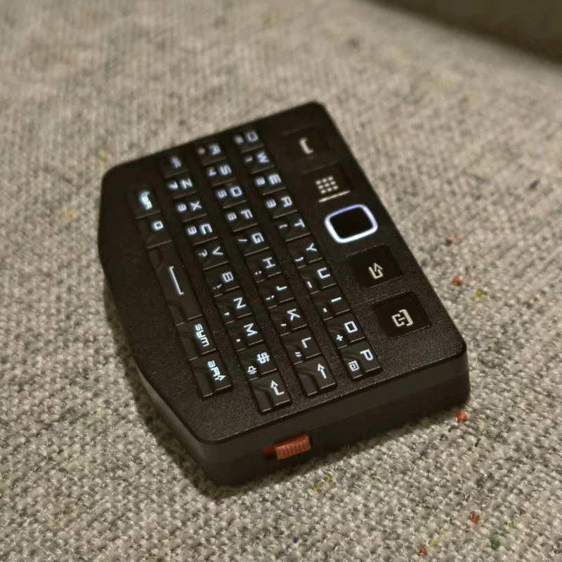 블랙베리 P9981/Q10 미니 키보드(트랙패드 포함) 블루투스 USB 듀얼 모드 Dpi 10단 속도 조정 모든 키가 충돌하지 않음