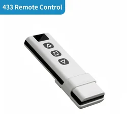 Smart WiFi Curtain and Roller Blind Controller with Voice Activation (Remote controller)