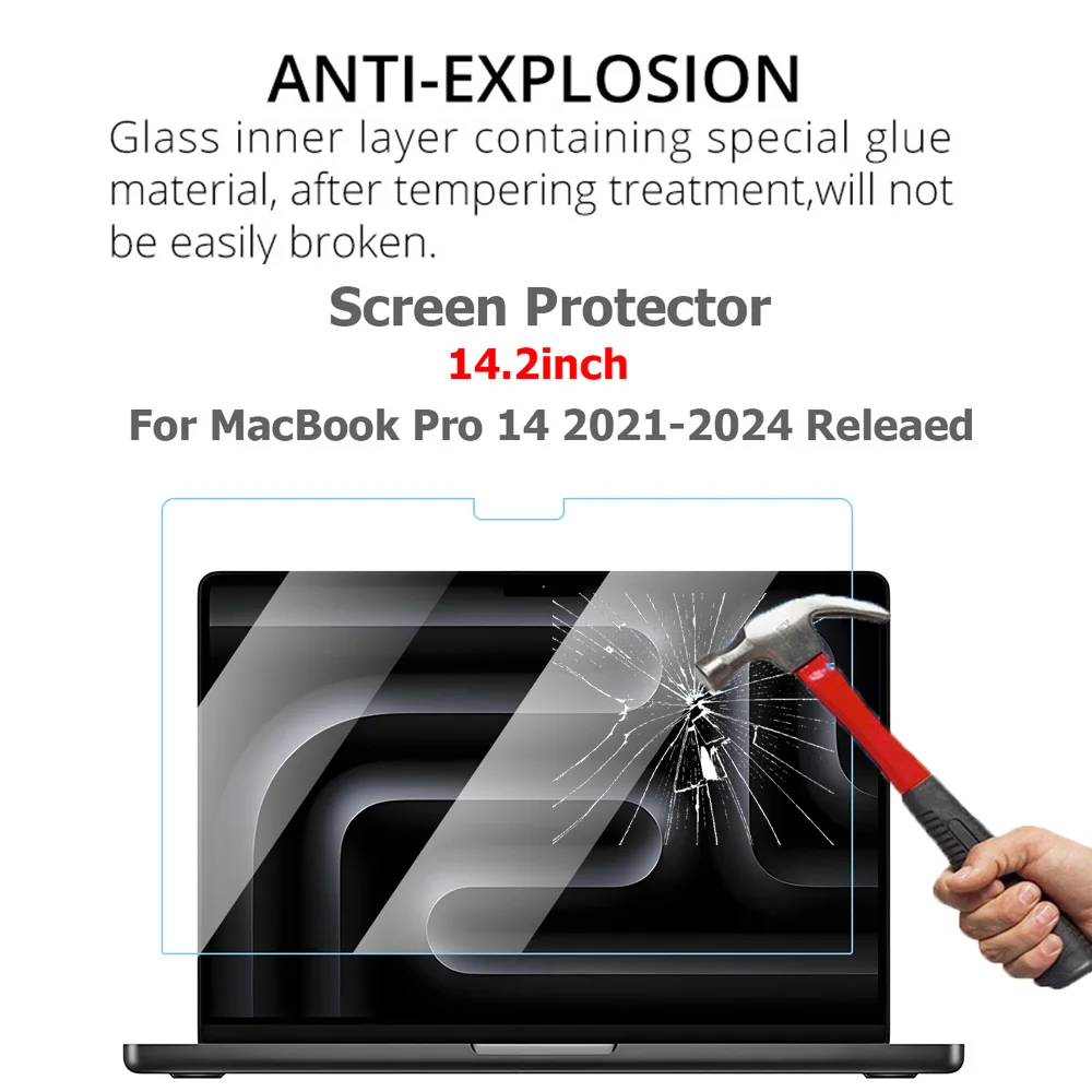Premium 14.2-Inch Laptop Screen Protector - Tempered Glass