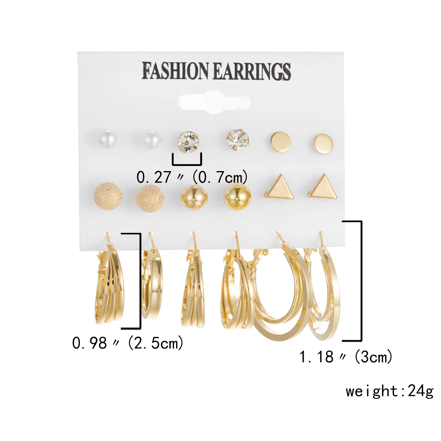 Korean Trendy Geometirc Butterfly Pearl Earrings Set For Women Resin Acrylic Star Heart Round Hoop Earrings Brincos Jewelry Gift