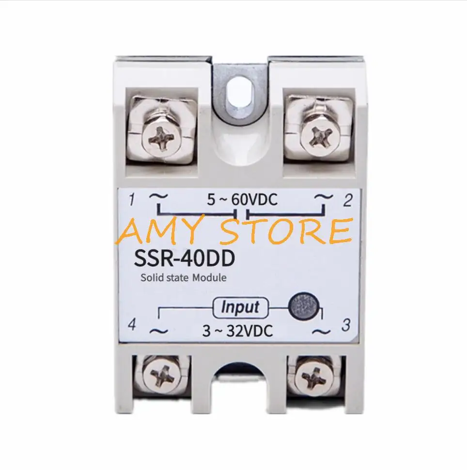Monofase Relè A Stato Solido Ingresso Dc3-32V Dc5-60V Uscita Ssr-10/20/25/30/40/50/60/75/80/90/100Dd Modulo