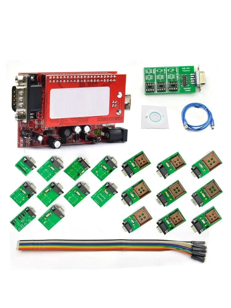 RU Ship UPA USB Serial Programmer Full UPA USB V1.3 ECU Programming Tool with Big Adapters V1.3 UAP Prog ECU Chip Tuning Tool usb programmer adapter