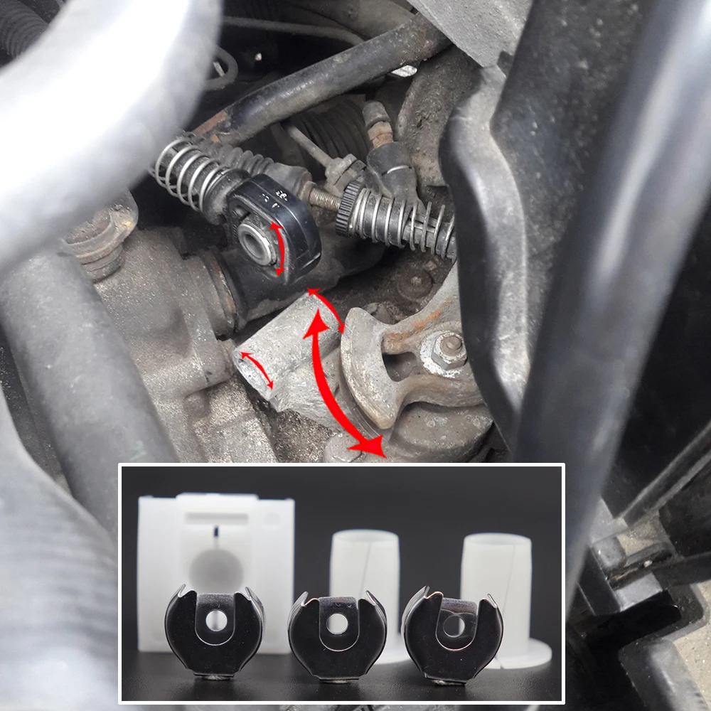 For VW Golf 4 1997-2005 Bora 1J Jetta Polo 9N Sharan 7M Gear Shift Relay Lever Sliding Shoe Bearing Bushing Wiring Lock Washer